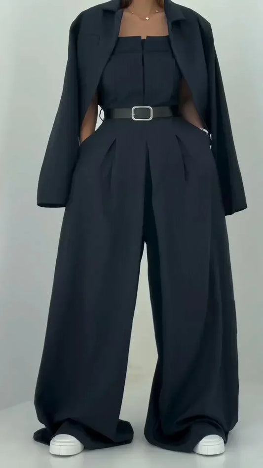 Éclat™ – Women’s Bustier & Jacket Set – Elegant & Trendy Style