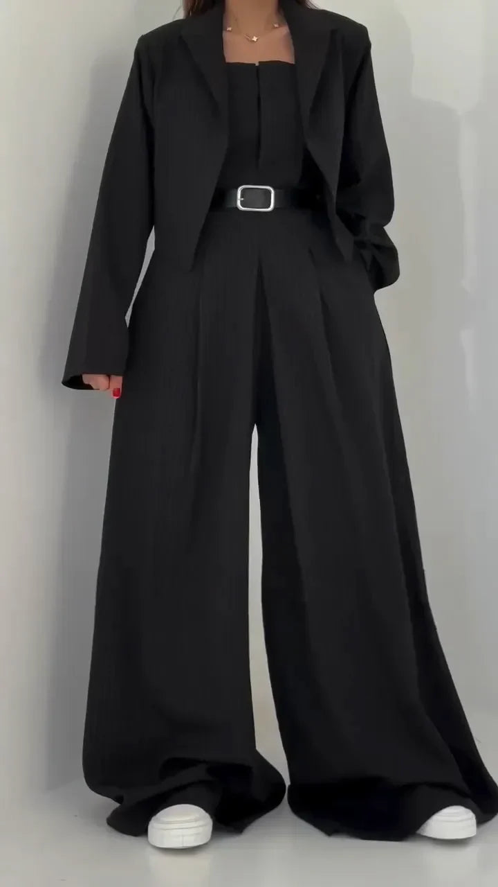 Éclat™ – Women’s Bustier & Jacket Set – Elegant & Trendy Style