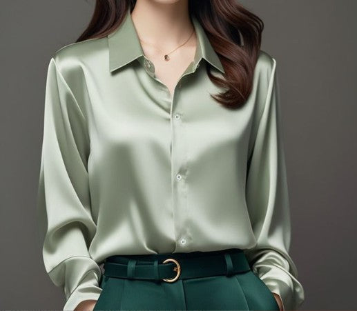 Elvire Satin Blouse
