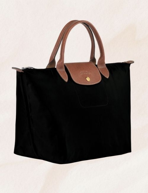 The Longchamp - Large Le Pliage Tote, Black