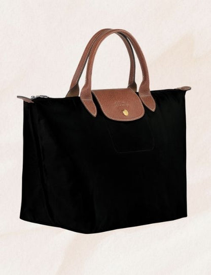 The Longchamp - Large Le Pliage Tote, Black