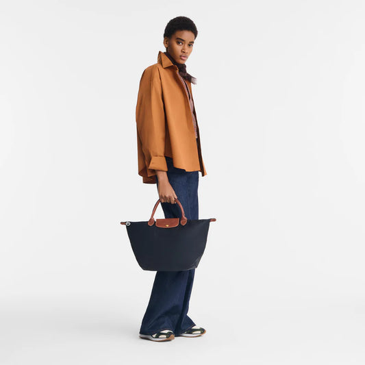 The Longchamp - Large Le Pliage Tote, Black